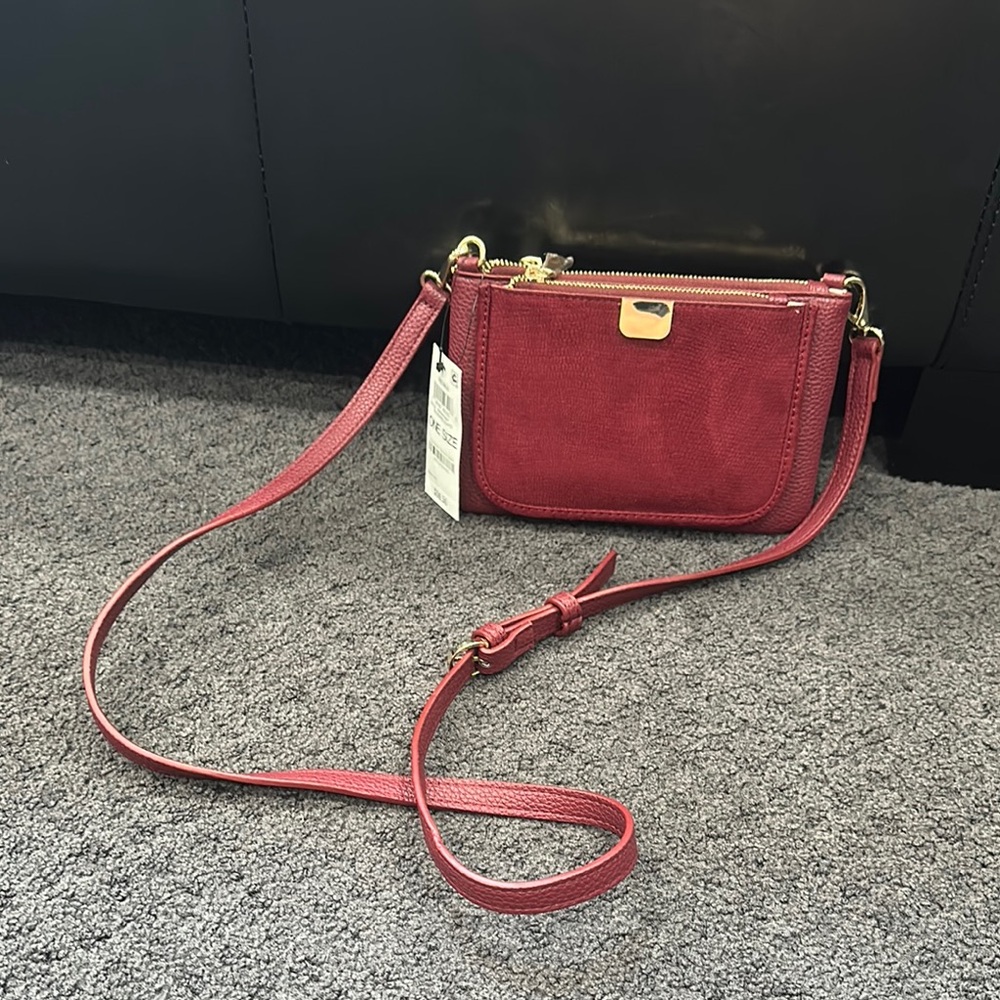 Elegant Red Crossbody Bag